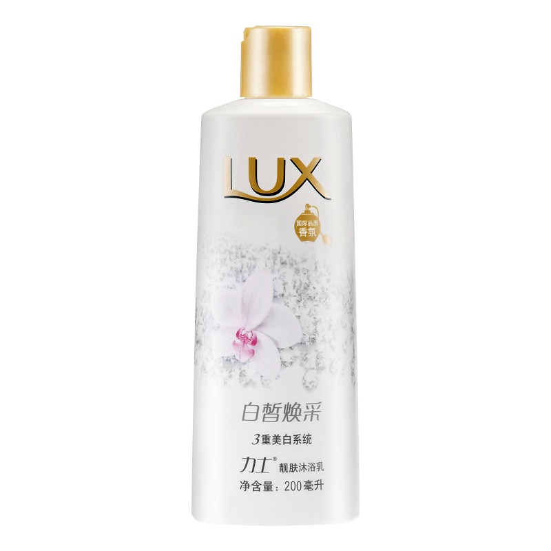 【天猫超市】LUX/力士 力士靓肤沐浴乳晶透焕采200ml沐浴露