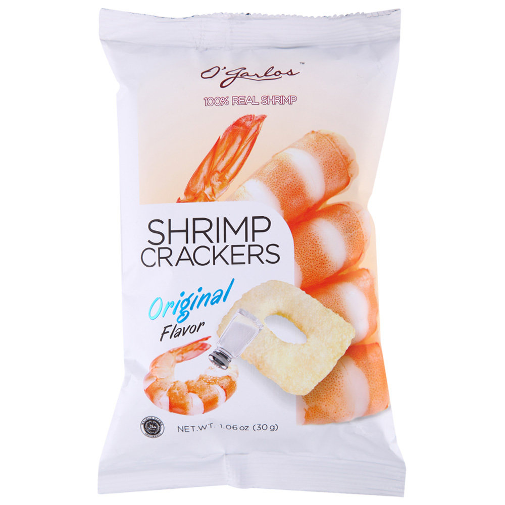 【天猫超市】印尼进口  O'garlos  奥嘉莱  虾片 原味  30g/袋