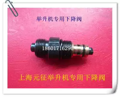 Shanghai Yuanzheng Auto Lift parts elevator special drop valve relief valve pressure relief valve original parts