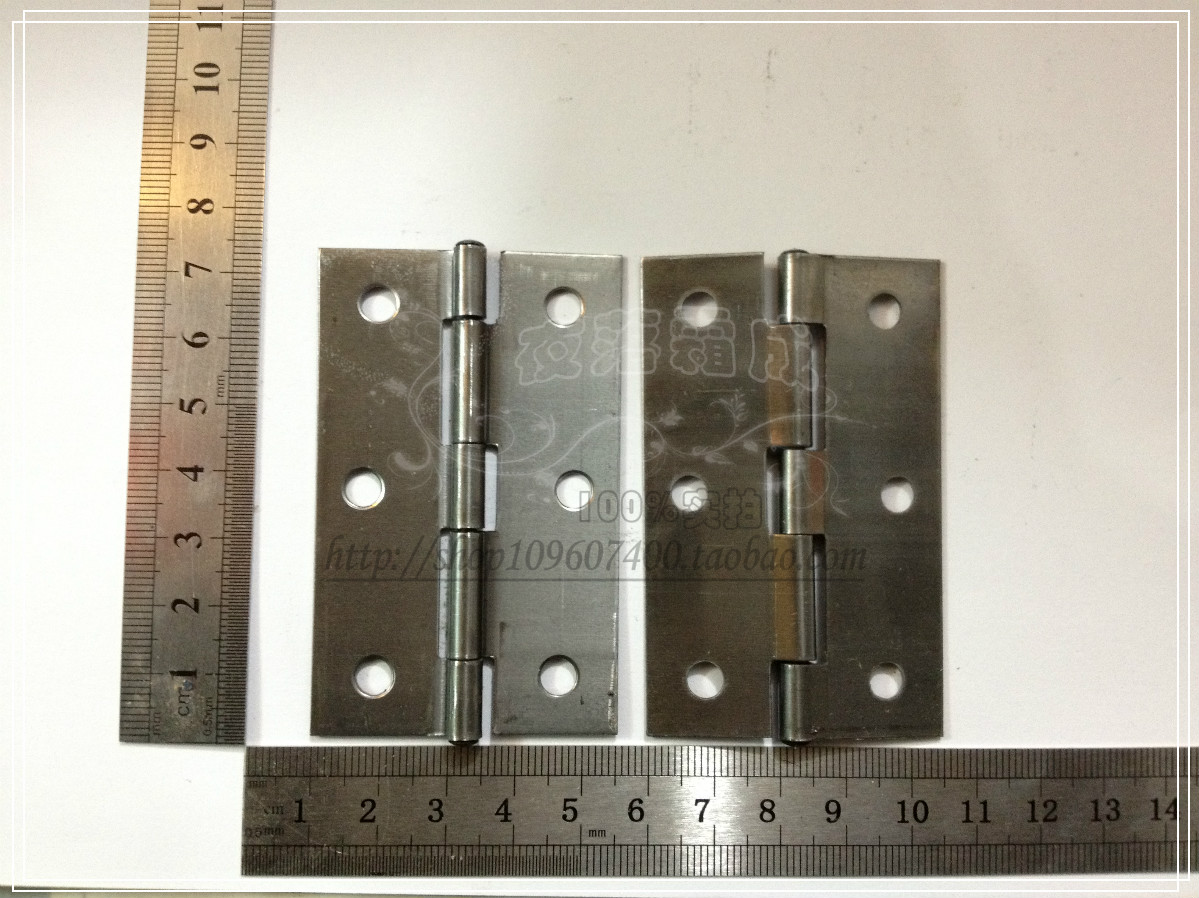 Triangle 3 inch iron - coated cabinet door and window and door - package gift box page flat page single price