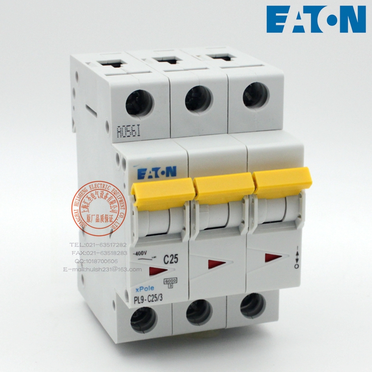 EATON Mini Circuit Breaker PL9-C25 3 XPOLE