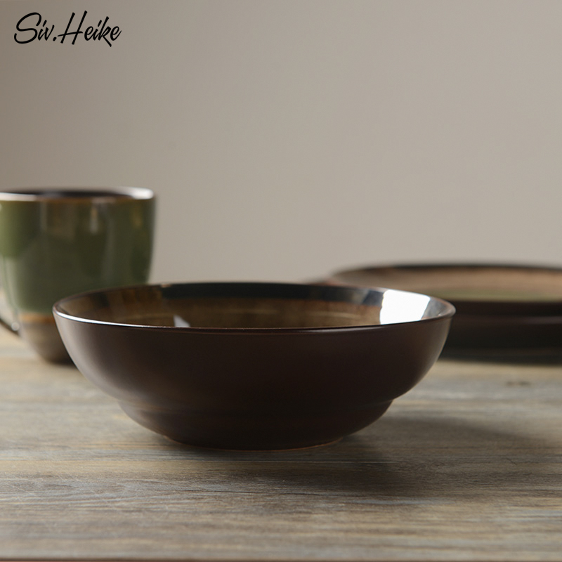 Early European contracted individuality creative ceramic fruit salad bowl tableware mercifully rainbow such as bowl bowl bowl of soup bowl dessert bowl