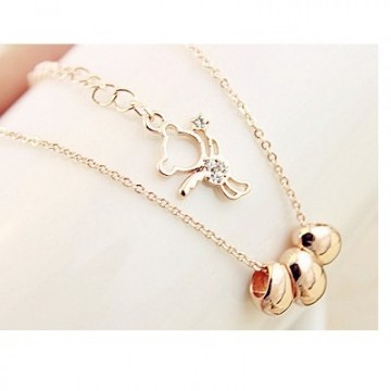 【INTRY】豆豆情缘锁骨项链J071105坠子1.6X1.14台湾官网直邮进口