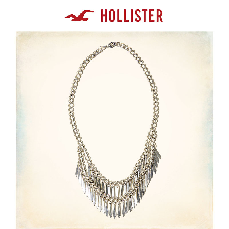 Hollister 银色个性项链 女 125855