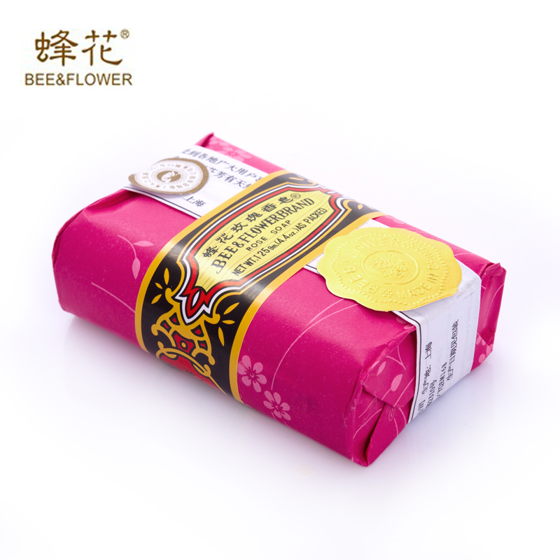 上海蜂花檀香皂125g沐浴肥皂洁面除螨皂1块 正品上海制皂洗手香皂