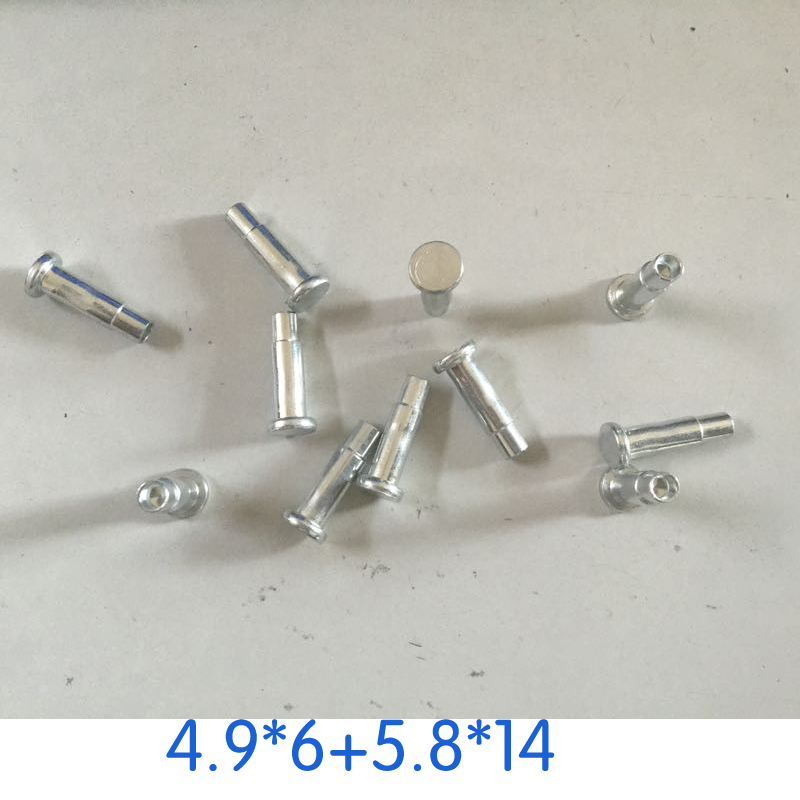 Step rivets Iron mid-hollow step rivets Three-section rivets Three-step rivets Flathead iron rivets