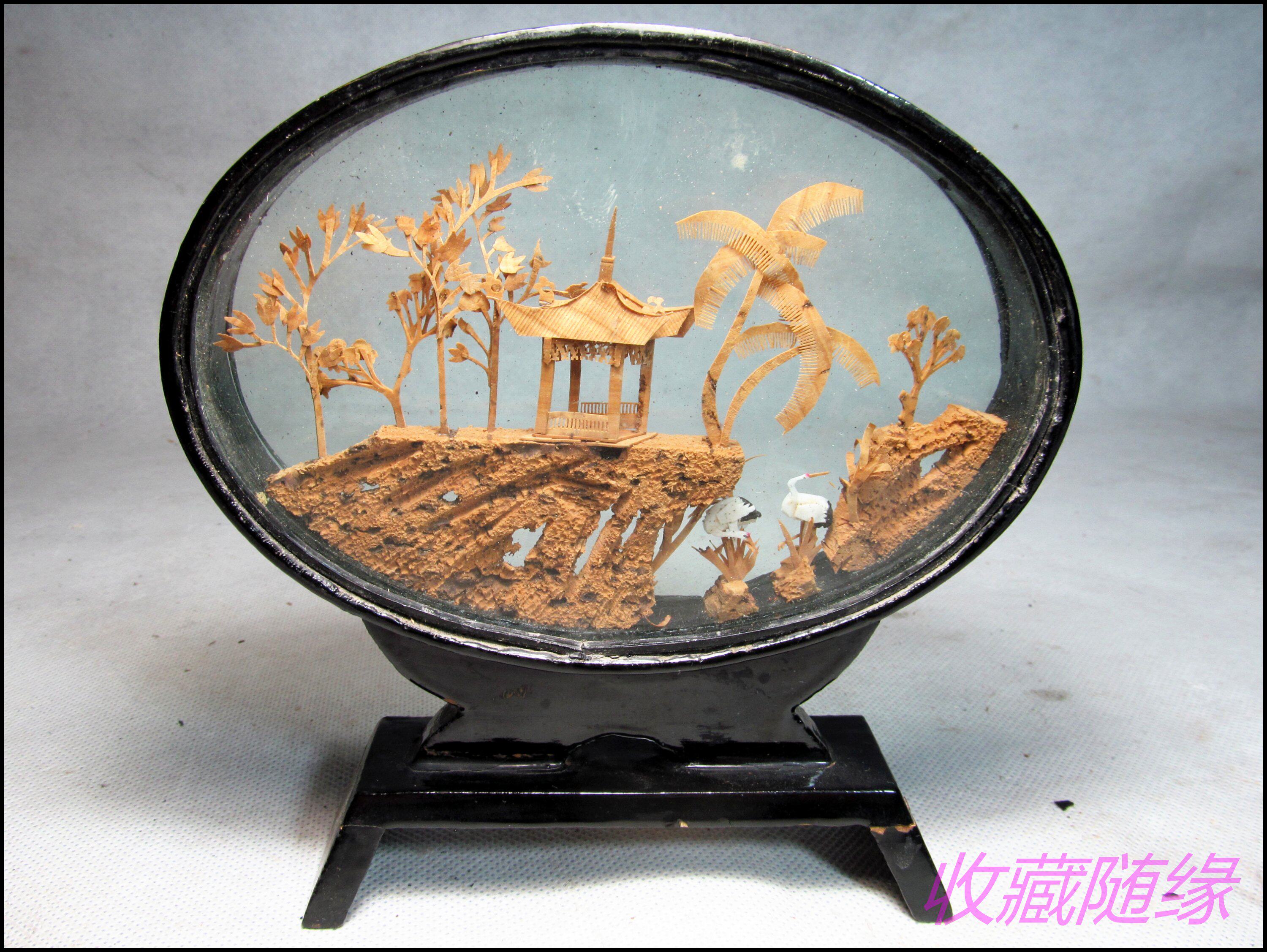 Nostalgic woodcut craft decoration Nostalgic classic film and television props