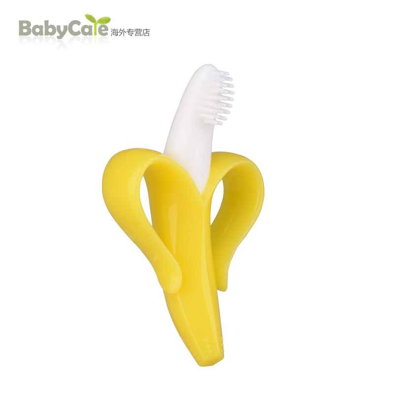 Baby Banana香蕉宝宝婴儿牙胶牙刷硅胶磨牙棒玩具不含BPA