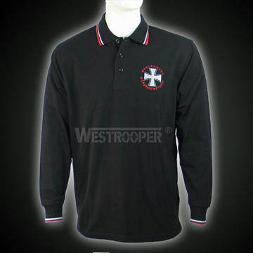 westrooper long-sleeved T-shirt men's black POLO shirt cross mark original 49 yuan now special price 199 yuan