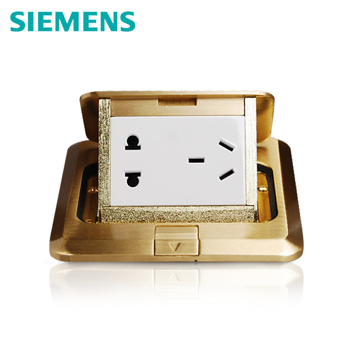 Siemens ground socket floor inserts Siemens five holes to insert full copper anti-absorbent sub-pop-up without damping flat ground