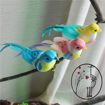 Carolyn small fresh series simulation foam feather bird Fake bird kindergarten childrens room decoration new products