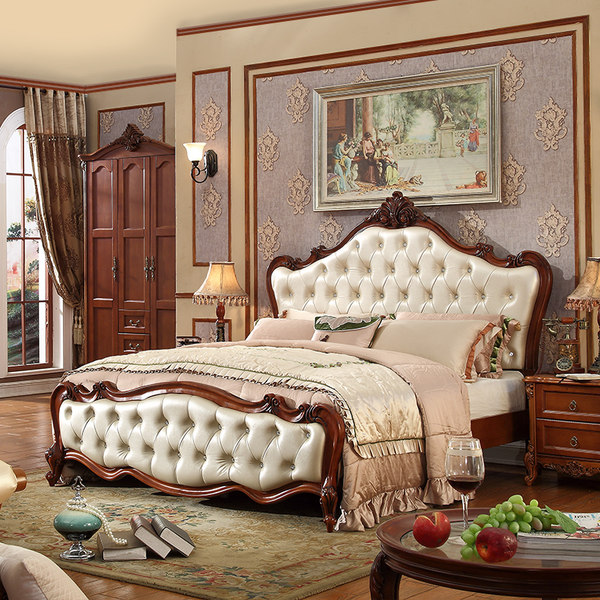 卡富尼 欧式全实木床 优惠券折后¥2599包邮(¥2999-400)送货入户并安装 卡富尼 欧式全实木床 优惠券折后¥2599包邮(¥2999-400)送货入户并安装