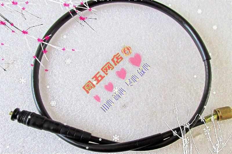 Gas electric bicycle scooter small handsome guy big handsome guy flexible shaft code meter line meter meter line odometer line