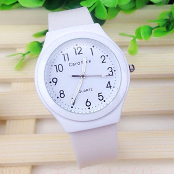 Watch Schoolgirl Han Edition Brief Casual Atmosphere Waterproof Jelly Electronic Watch Male Teen Trendy Uzzang