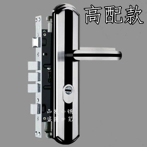 Handle of thickness panel Zinc alloy handle with lock core and lock body configuration
