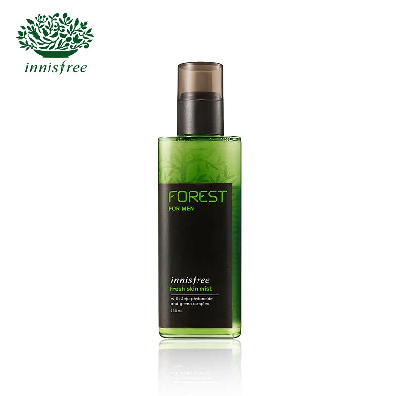 innisfree/悦诗风吟森林男士清新爽肤水喷雾型 180ML控油补水舒缓