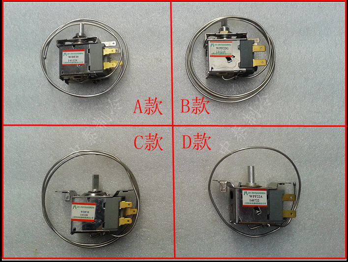 Refrigerator thermostat WPF22G Refrigerator Ice cabinet Two feet three feet WDF20 Mechanical temperature-controlled switch WDF18
