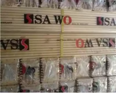 Finland SAWO imported white pine board sauna wall board paint-free] Home improvement ceiling board Sauna equipment stool board