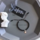 Cặp đôi mã não đen tự nhiên 925 sterling bạc sao tròn hạt rất mịn đôi điều chỉnh tay dây đeo tay nam nữ vòng tay nam đẹp Vòng đeo tay Clasp