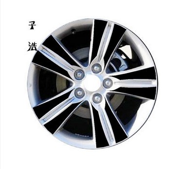 起亚智跑轮毂贴 智跑16寸17寸 专用轮毂碳纤维贴纸改装轮毂贴轮毂