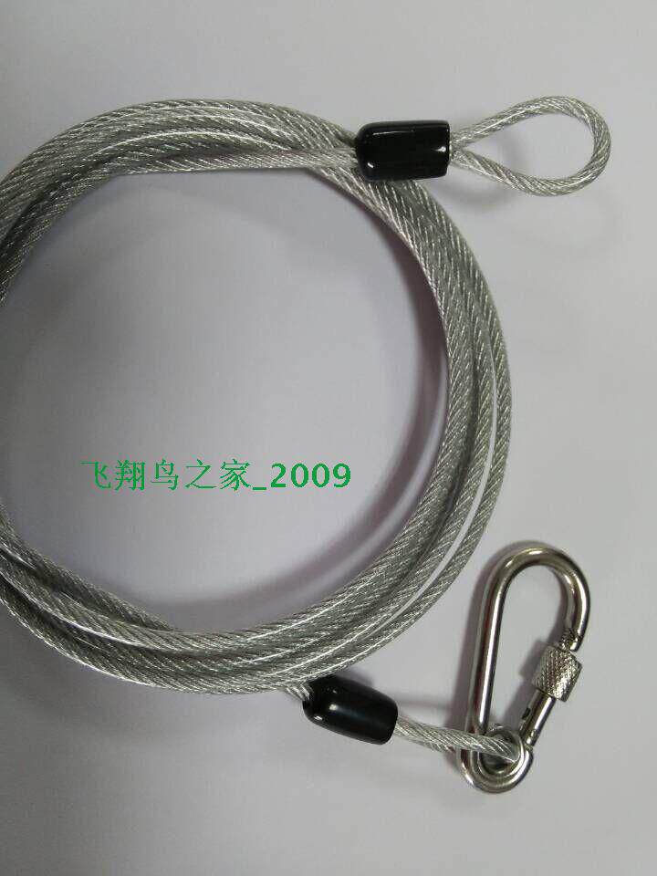 3MM transparent rubber wire rope safety rope with hook anti-theft rope clothes anti-theft rope wedding anti-theft safety rope