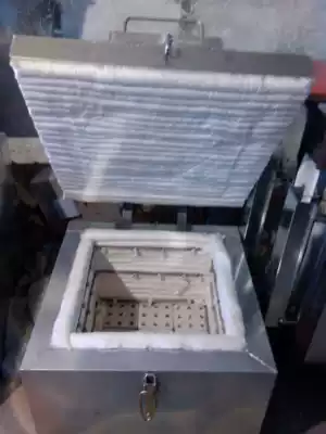 Baked flower asbestos electric furnace fired porcelain plate porcelain plate vase (actually not)