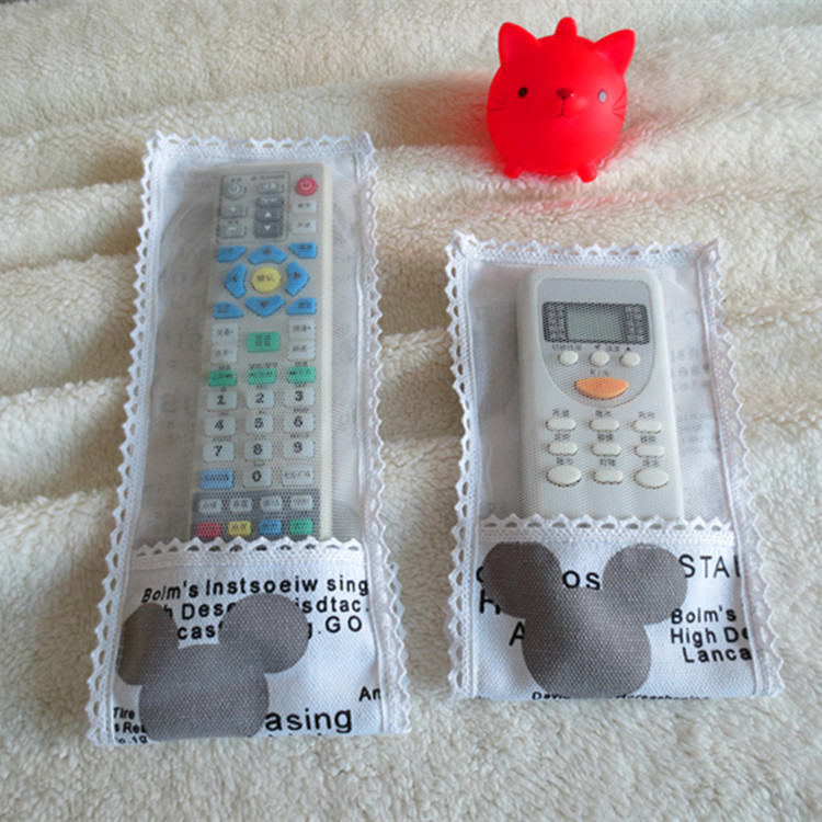 Original handmade cloth art remote control cover TV air conditioning remote control protective sheath anti-dust