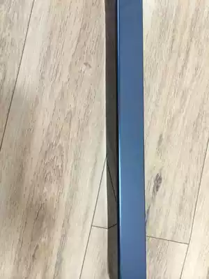 Customized black titanium wire drawing right angle black titanium bending black stainless steel processing 40*40 right angle