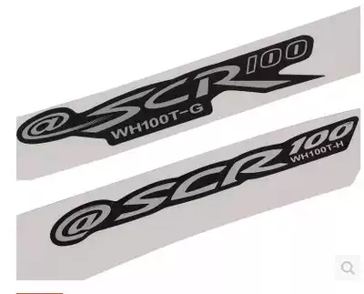 WH100T-G H-100 Side cover decal Shield mark Rear plate label Sticker Car sticker