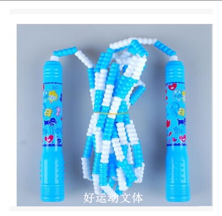 Child Elementary School Kindergarten Professional Flower Style Bamboo Festival Jump Rope Weight Loss Fitness Competition Figure Pearl Knuckle Rope