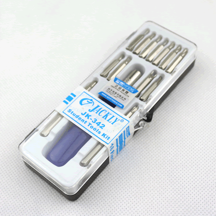 JACKLY Screwser Flat - plate Maintenance Tool 16 Pieces Screwser with Magnetic