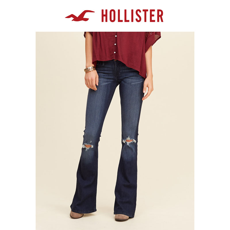 Hollister 喇叭牛仔裤 女 107043