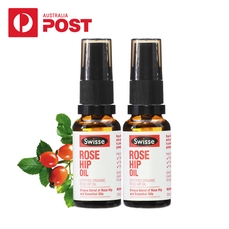 Swisse 有机玫瑰果油基底精油套装20ml*2瓶 美白抗皱淡斑