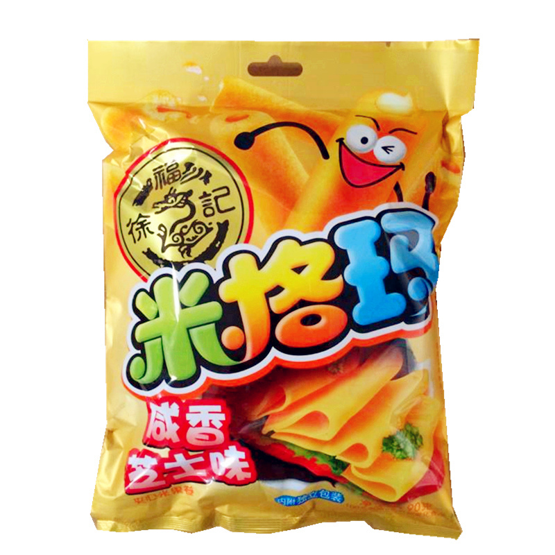 【天猫超市】徐福记 米格玛米果卷(咸香芝士味)90g办公室休闲零食