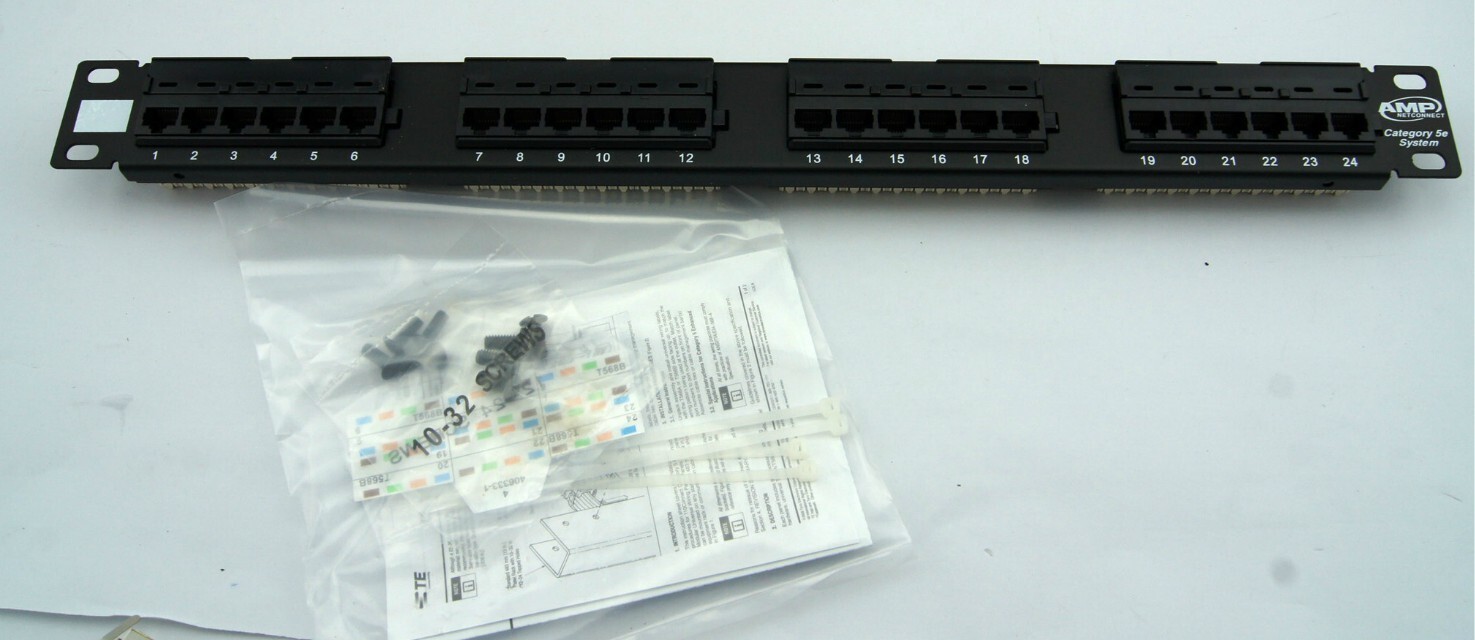 AMP AMP super five distribution frame AMP 24-port distribution frame 406330-1 AMP six distribution frame