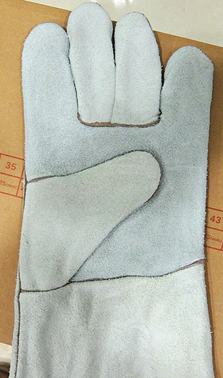 Welding animal welder 4150 welding gloves cowhide welding gloves wear-resistant stab-resistant high temperature gloves