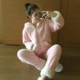 Mới siêu dày nhung san hô dễ thương gấu phụ nữ mùa đông đồ ngủ đặt cừu cashmere đôi dày quần áo hoạt hình