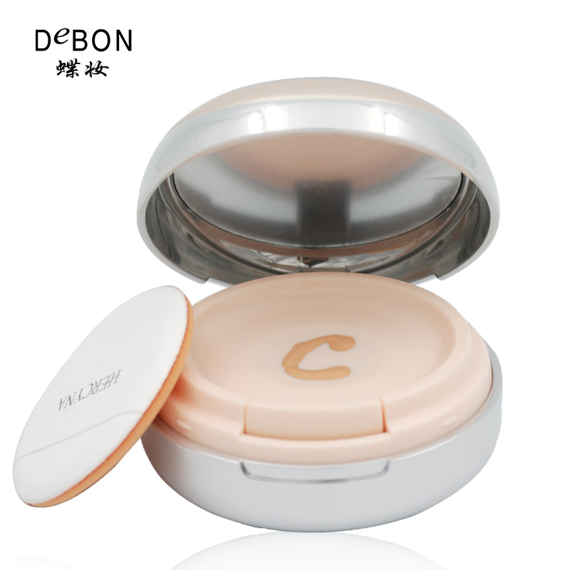 debon蝶妆海皙蓝芯动气垫粉底液 专柜正品15g 亲肤遮瑕隐形毛孔