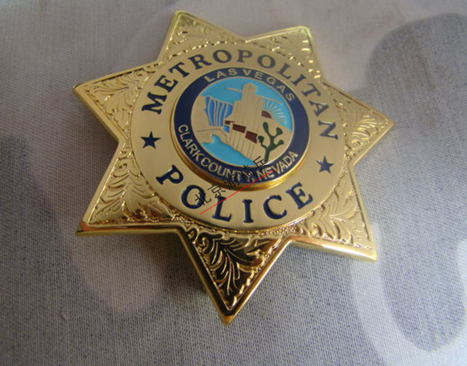 American Badge US Las Vegas Badge LAS VEGAS BADGE PURE COPPER