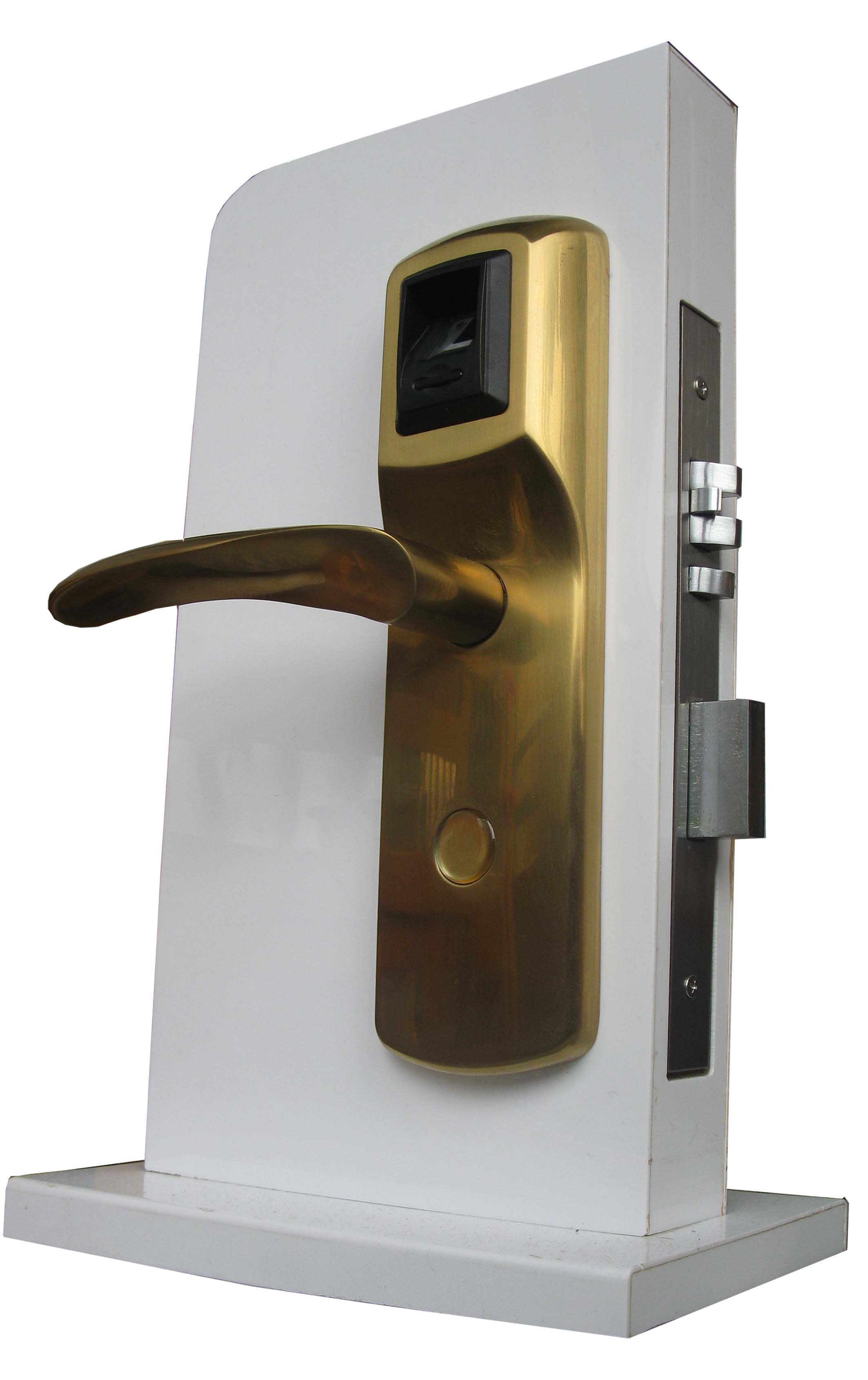 Taizhi TG-R51 European standard five tongue remote control door lock TG-5100 password fingerprint lock suitable for thin wooden doors