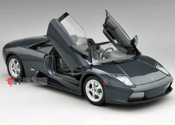 Mô hình ô tô hợp kim Masha Hình 1:18 Lamborghini Bat Convertible mô hình ô tô thể thao màu xám - Chế độ tĩnh