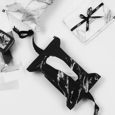 Xiaoqi car car hanging car tissue box ins Nordic sanitary paper box hanging sun visor chair back tissue cover