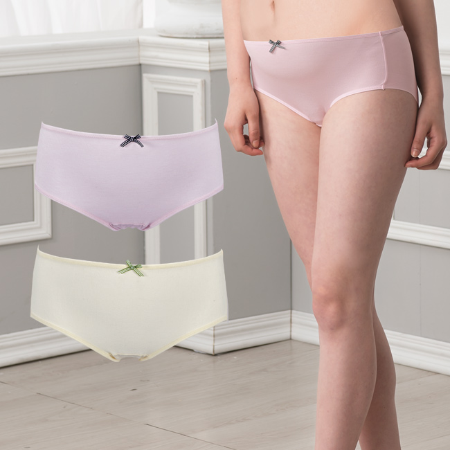 Chini Milk Yarn Series Strawberry Milk Pregnant Woman Middle Waist GB62 Underwear Pregnancy Comfort Shorts Underwear