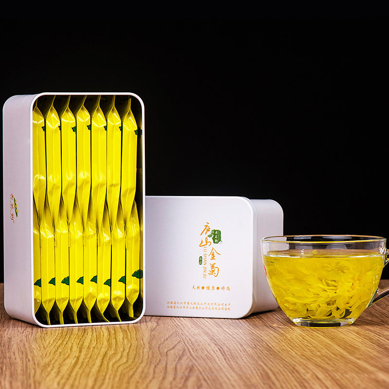 Lu Shan Jin Ju One Cup One Ji Pin 16 Jiangxi Xiushui Wuyuan Jin Si Huang Ju Big Chrysanthemum Tea Huang Ju Gong Ju
