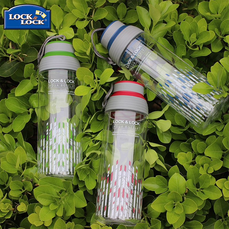 Korean Lekou Lekou plastic sports water cup fashion portable cup large capacity sports water bottle 700ml