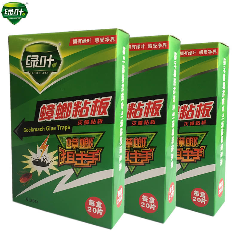 Cockroach medicine effective green leaf cockroach sticky board to kill cockroach stickers cockroach house pure sticky catch board cockroach stickers 60 sets
