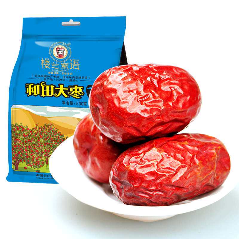 【苏宁易购】楼兰蜜语 和田大枣500g