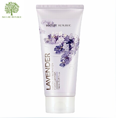 包邮Nature Republic自然乐园薰衣草控油抗痘深层清洁洗面奶150m