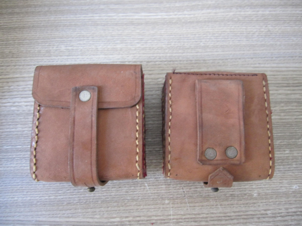 Junpin old goods 62 north needle leather box 62 north needle leather box leather box