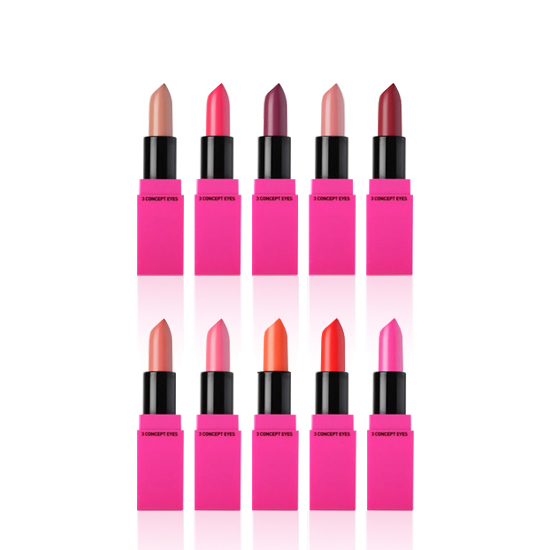 韩国正品直邮 3CE口红 3 CONCEPT EYES PINK LIP COLOR